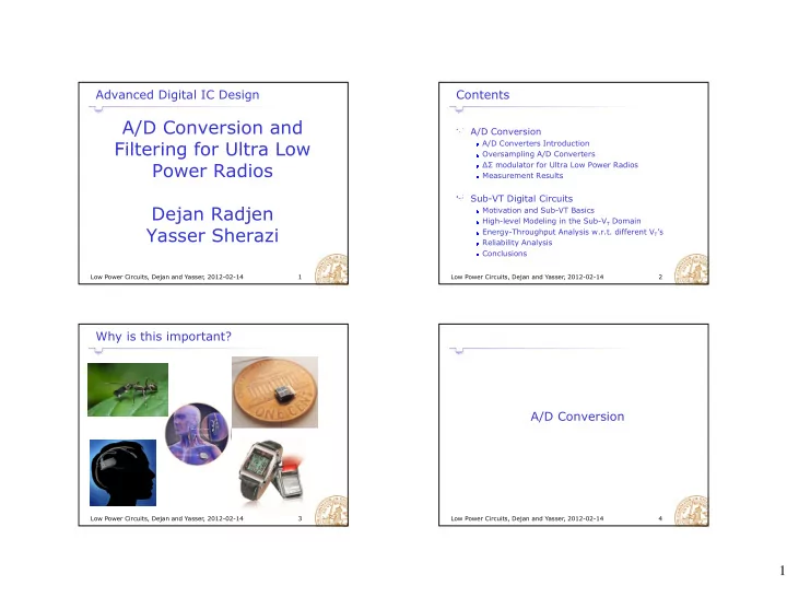 a d conversion and