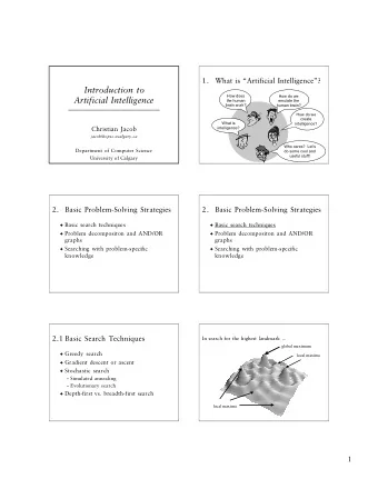 Introduction to  How does  How do we  Artificial Intelligence  the human  emulate the  brain work?