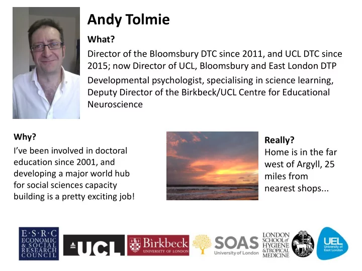 andy tolmie