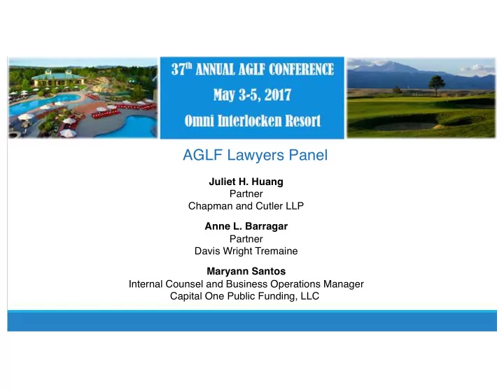 presentation title aglf lawyers panel