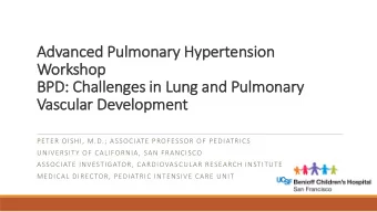 Adv  Advanc  nced    d  Pul  ulmona  nary    y  Hype  ypertensi  nsion    n    Wo