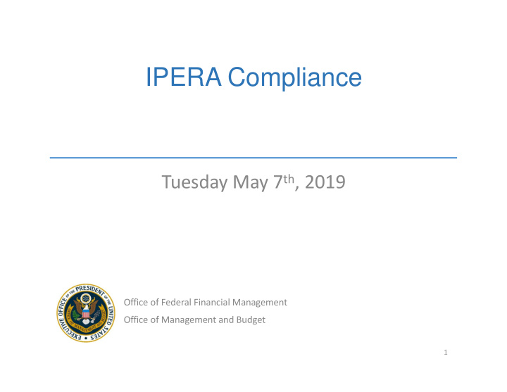 ipera compliance