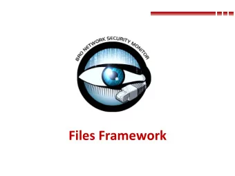 Files  Framework  Mo#va#on  In  2.1  and  prior,    file  handling...