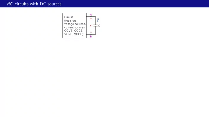 rc circuits with dc sources