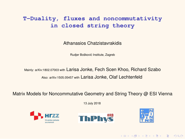 t duality fluxes and noncommutativity in closed string