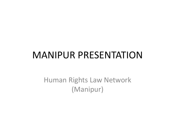 manipur presentation