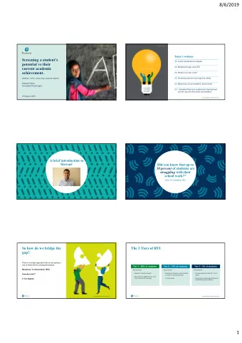 8/6/2019  Image by Puranjit Gangopadhyay  Image by Nathalie Lees  Todays webinar  Screening a