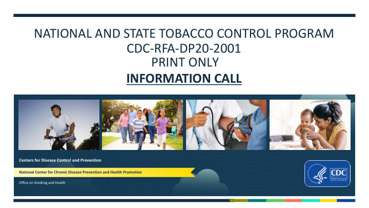 national and state tobacco control program cdc rfa dp20