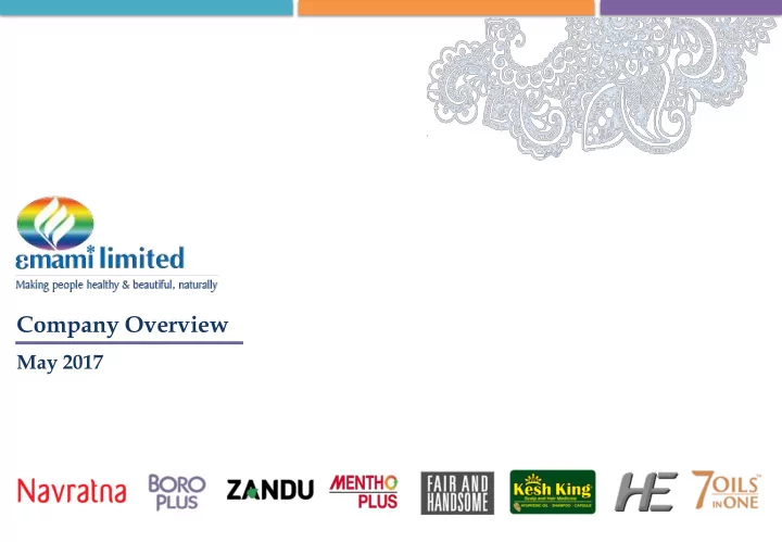 company overview