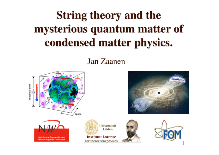 string theory and the string theory and the mysterious