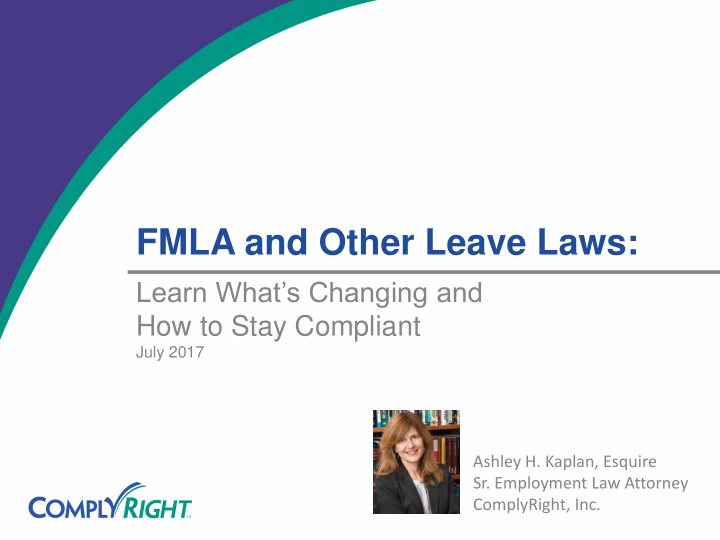 fmla and other leave laws