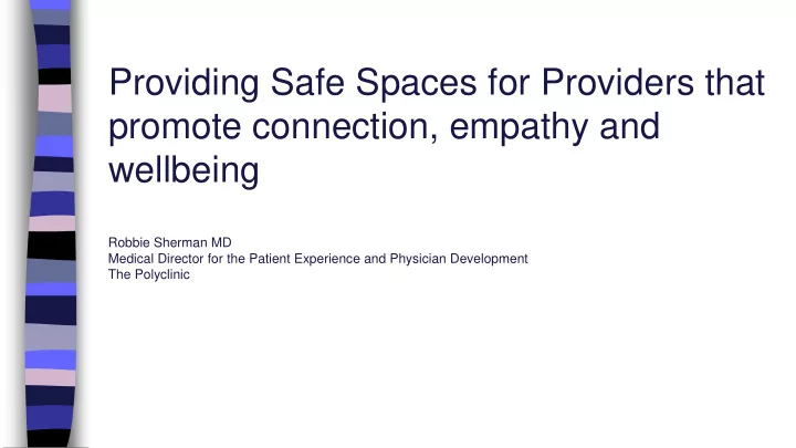 promote connection empathy and