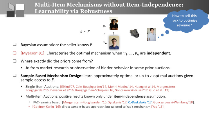 multi item mechanisms without item independence
