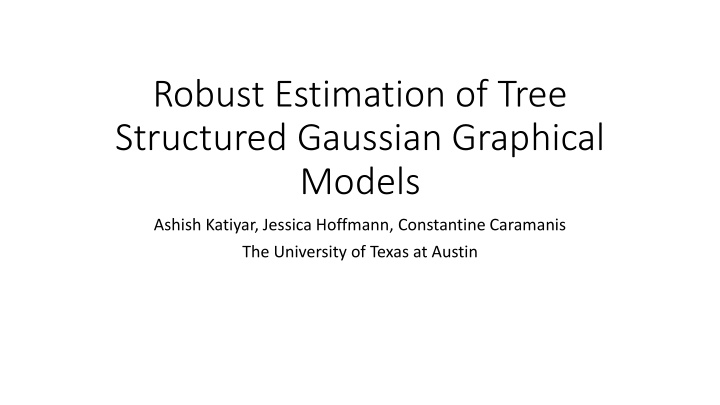 structured gaussian graphical