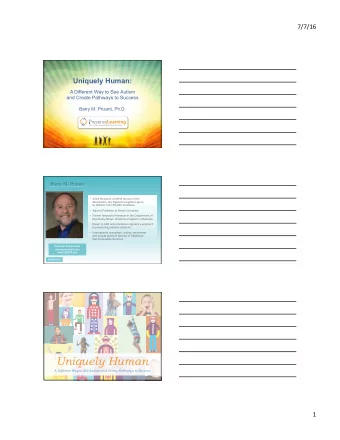 Uniquely Human  A Different Way to See Autism and Create Pathways to Success  #SPEDAhead  1