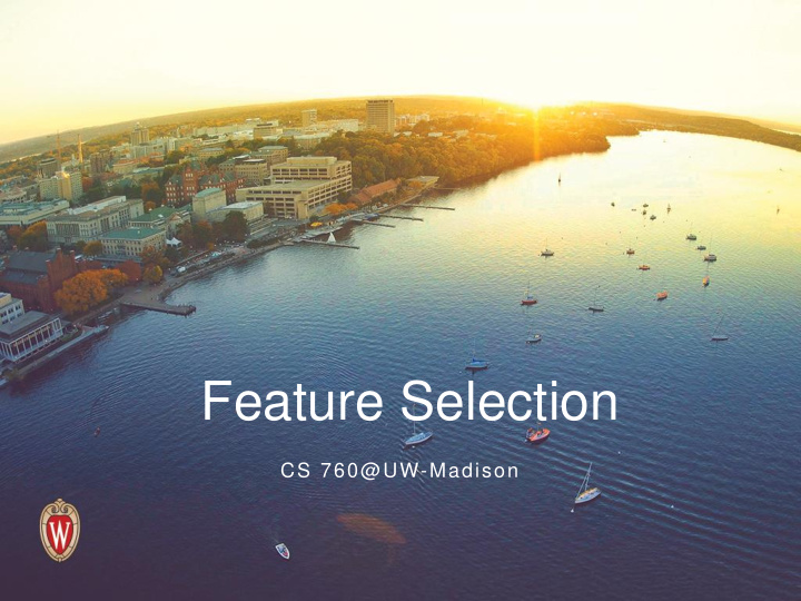 feature selection