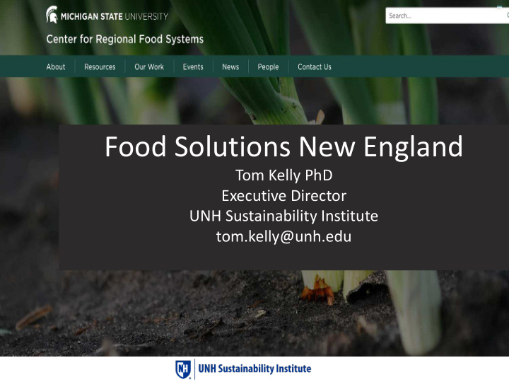 food solutions new england