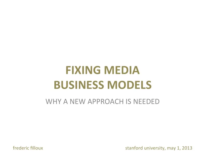 fixing media