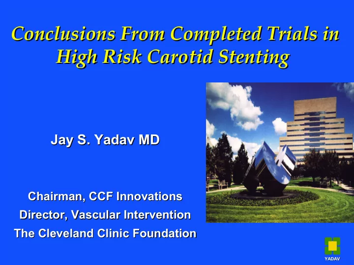 conclusions from completed trials in conclusions from