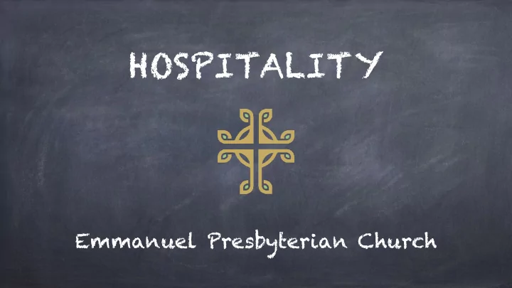 hospitality