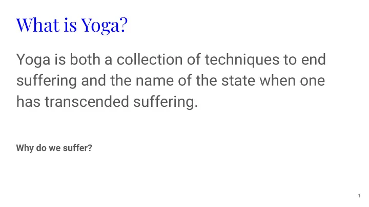 what is yoga