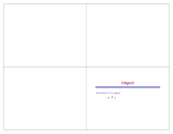 Object  Example of an object: obj  = {  |  Fo  Abstract Methods and Method  Up