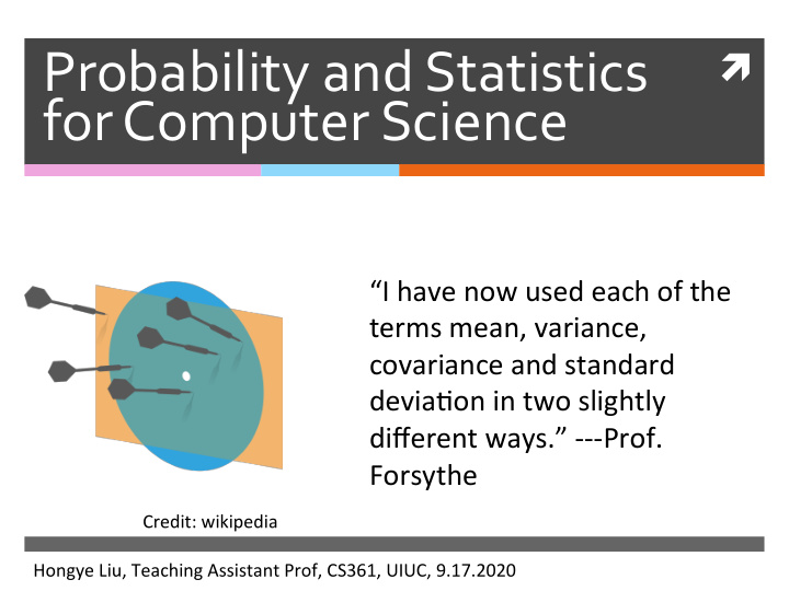 probability and statistics