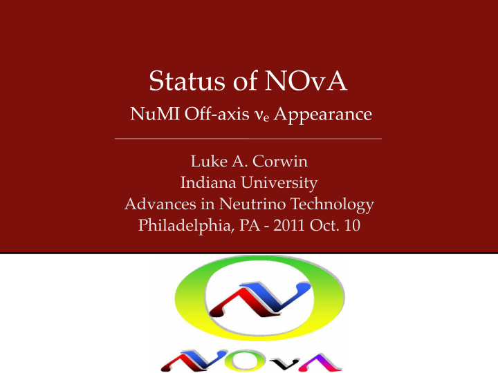 status of nova