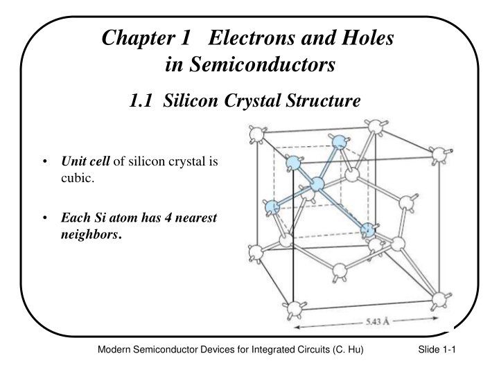 chapter 1 electrons and holes in semiconductors