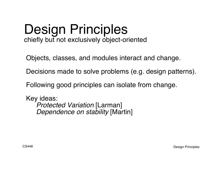 design principles