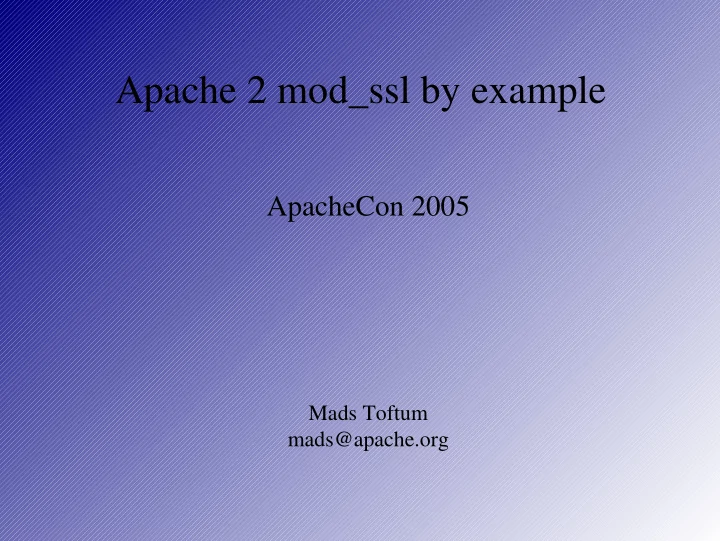 apache 2 mod ssl by example