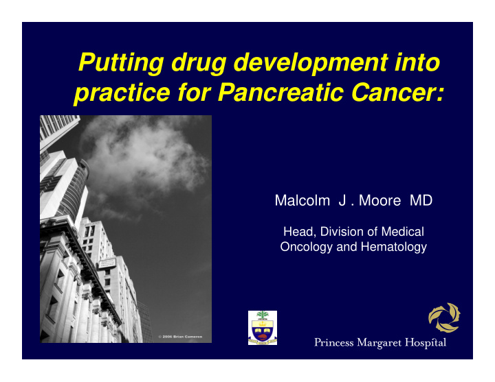 putting drug development into putting drug development