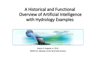 A  A Historical and Functional  Ov  Overview of  f Artifi  ficial Intelligence  wi  with  h Hy