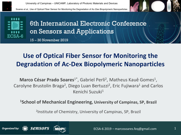 use of optical fiber sensor for monitoring the