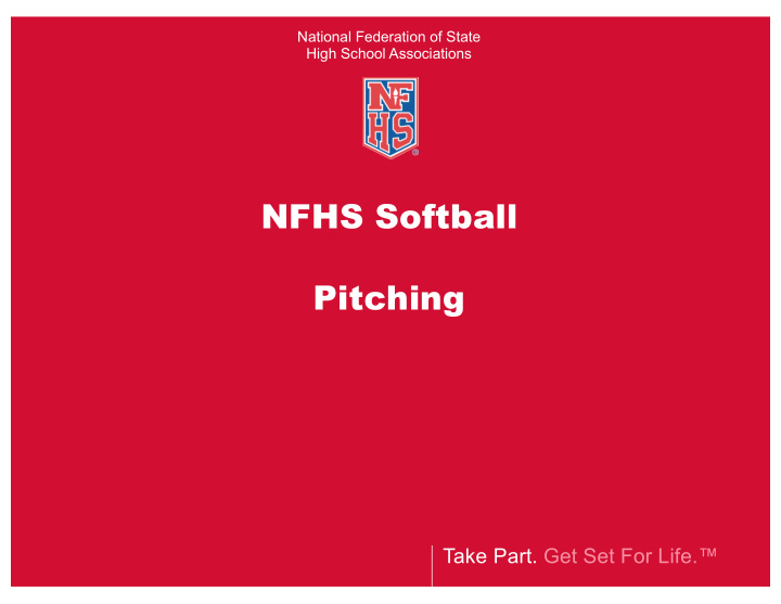 nfhs softball pitching