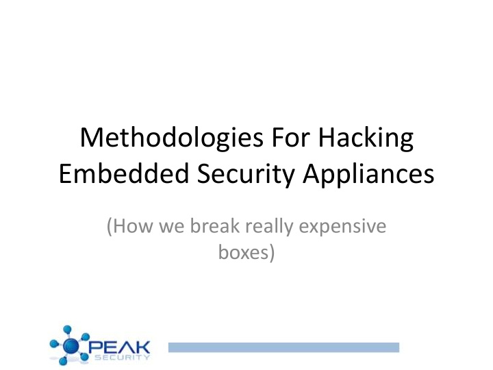 embedded security appliances