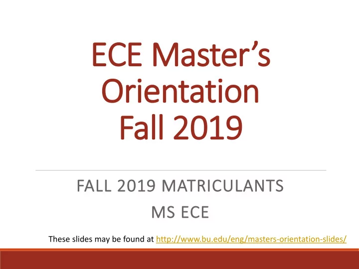 ece master s