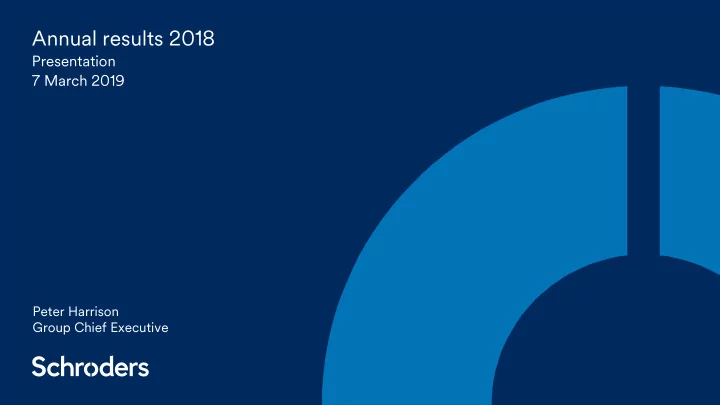 annual results 2018