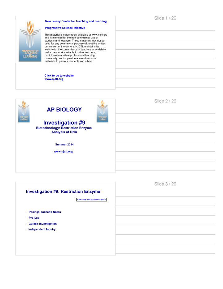 ap biology investigation 9