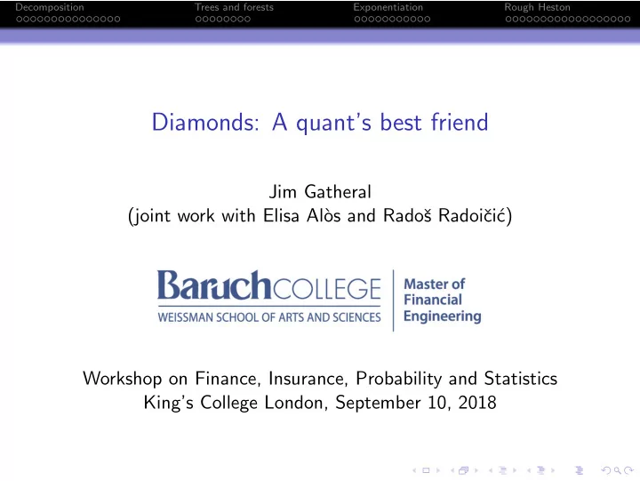 diamonds a quant s best friend