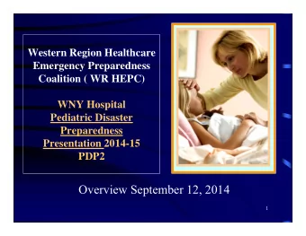 Overview September 12, 2014  1  What is the Goal of PDP2?   A separate WG opportunity from our