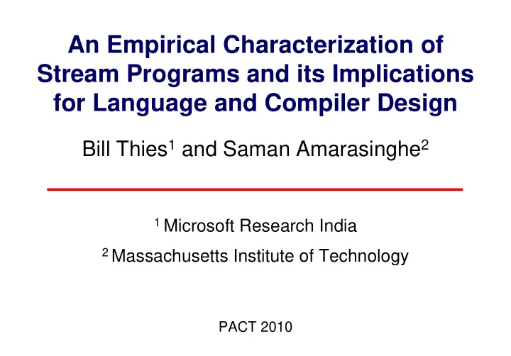 an empirical characterization of a e i i l ch t i ti f