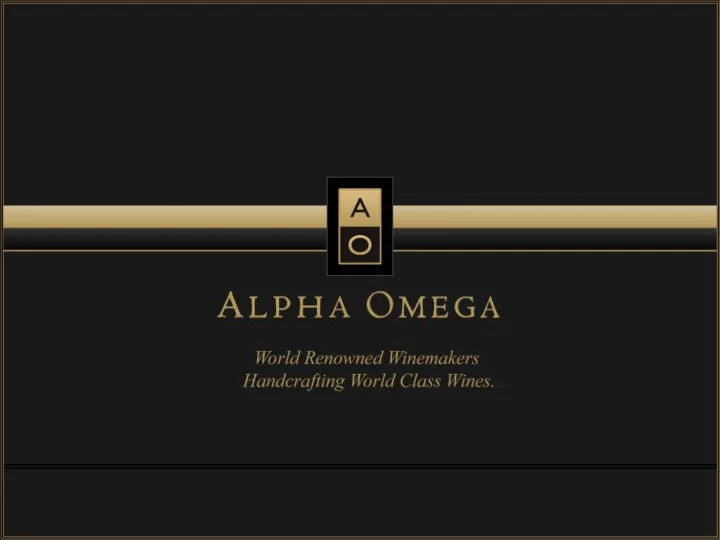 alpha lpha o omeg ega