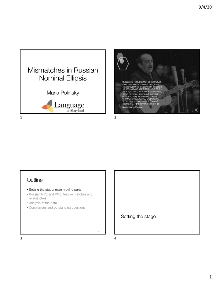 mismatches in russian nominal ellipsis