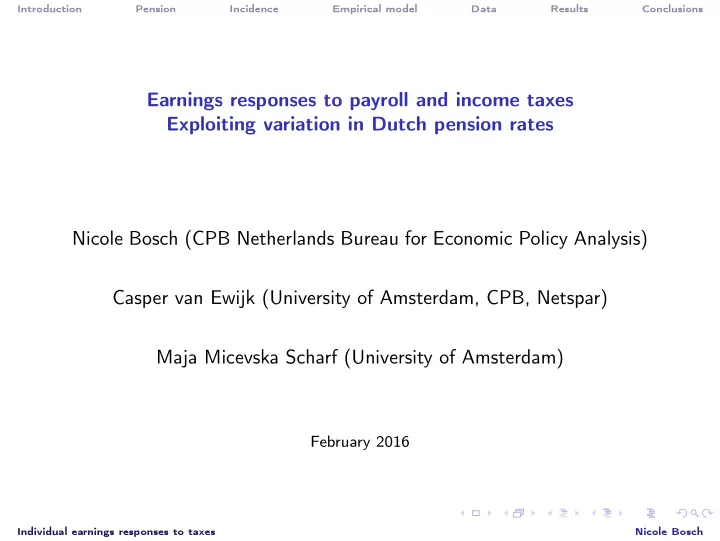 earnings responses to payroll and income taxes exploiting