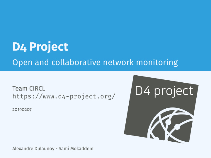 d4 project