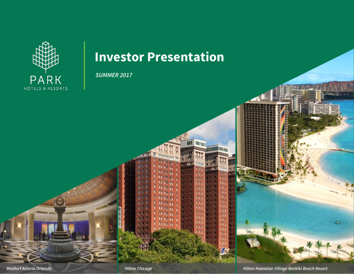 investor presentation