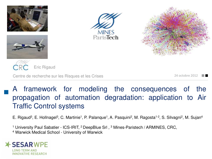 a framework for modeling the consequences of the