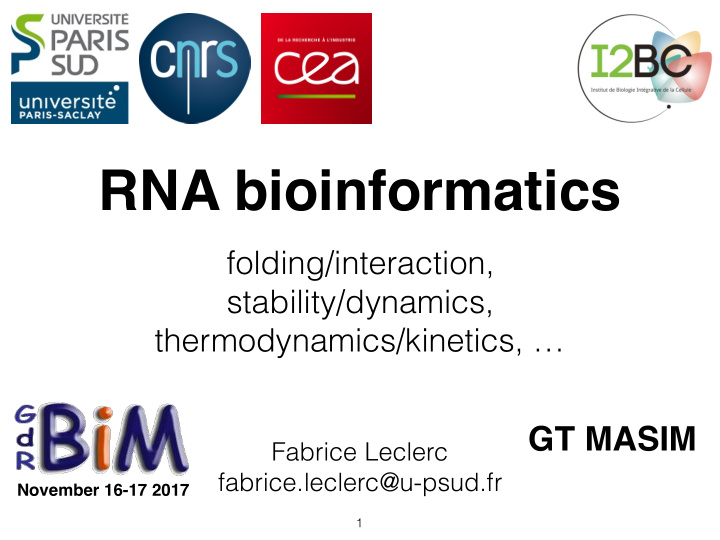 rna bioinformatics