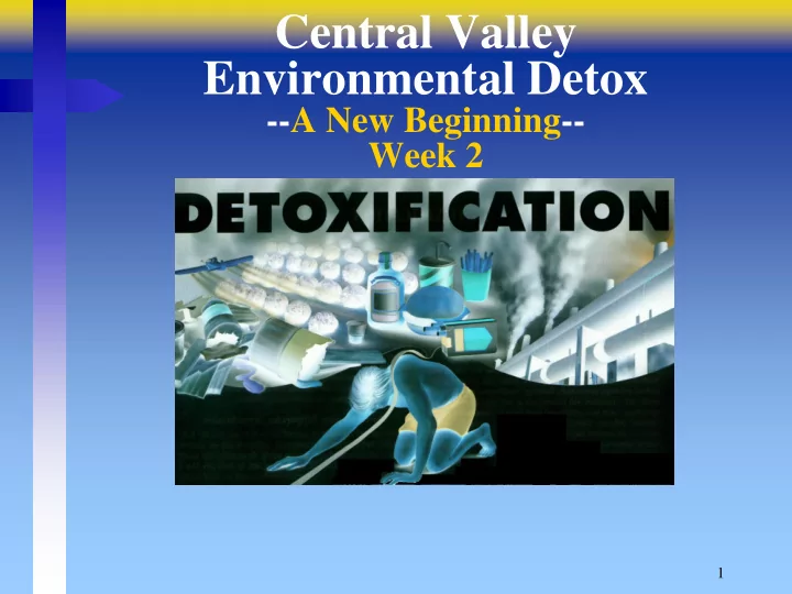 central valley environmental detox